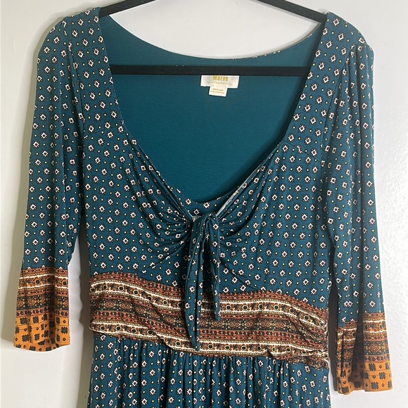 Anthropology Maeve beloved midi boho dress size medium - Picture 5 of 14